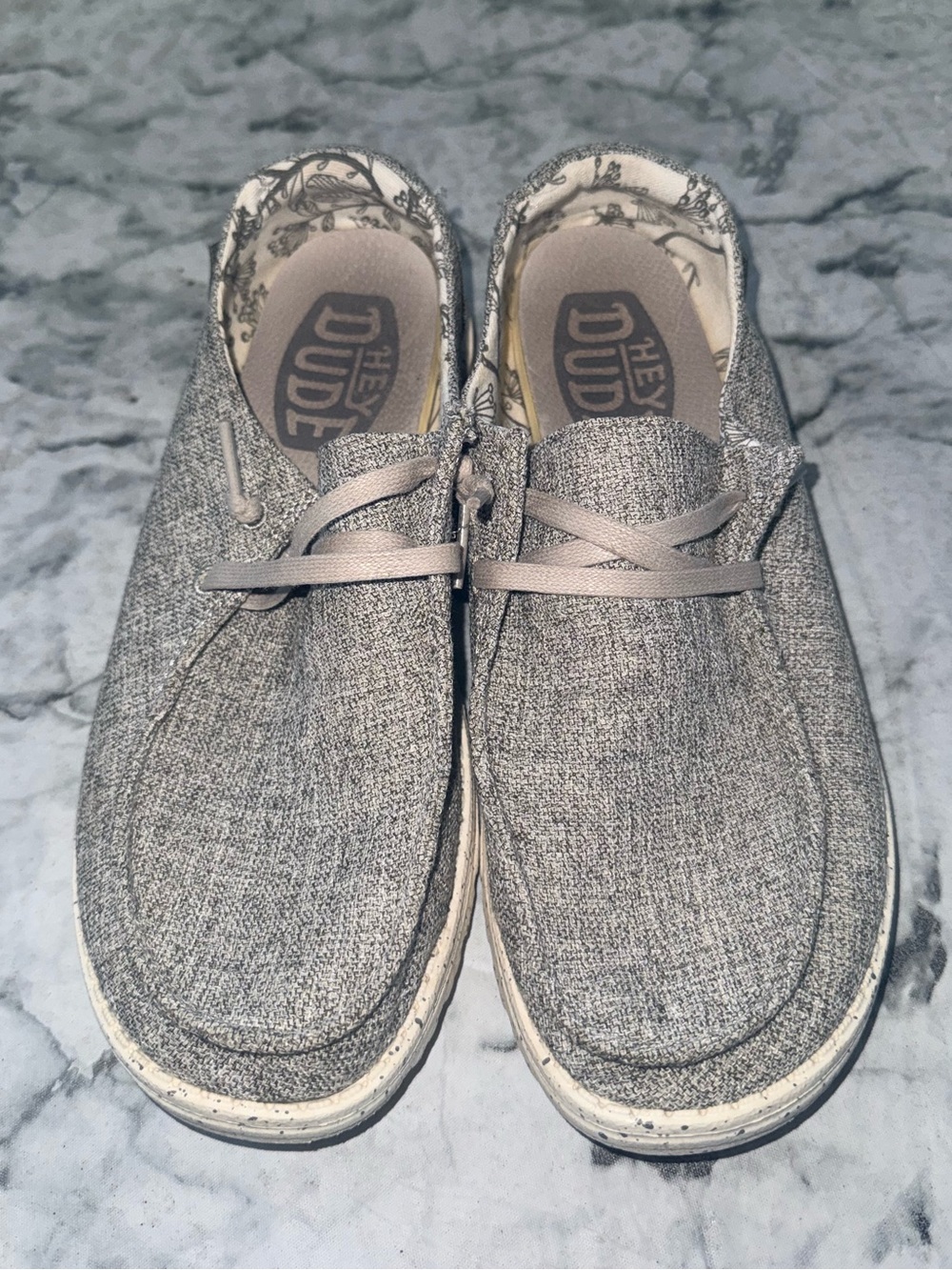 Hey Dude Grey woMen's Casual Slip-On Shoes